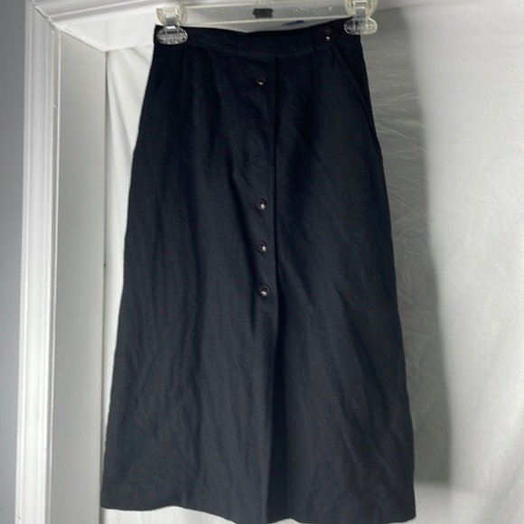 Century of Boston vintage size 6 black skirt feels like wool - Picture 2 of 11